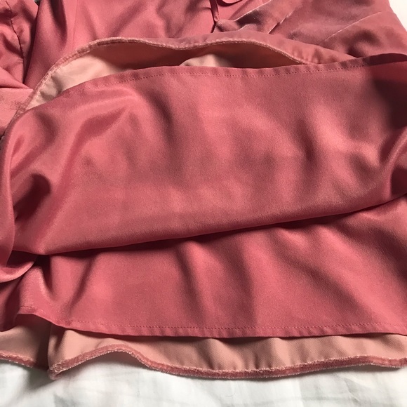 J Crew pink velvet Peplum camisole Petite 6 - Picture 5 of 5